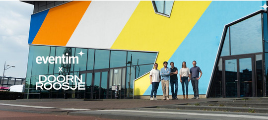 Visual bij introductie van het Resale Platform van Doornroosje in samenwerking met EVENTIM
